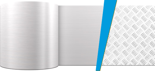 Chapas lisas e para pisos (antiderrapante)